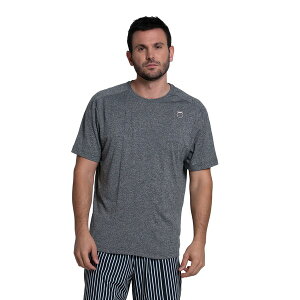 �P�[�X�C�X �����Y �g�b�v�X �V���c K-Swiss Heather Crew Mens Tennishirt Black �u���b�N