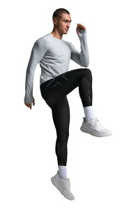 2XU �����Y �g�b�v�X T�V���c 2XU Men's Ignition Shield Compression Tights Harbor Mist/Black Reflective �u���b�N