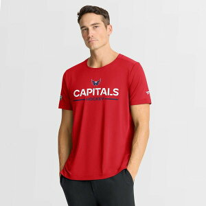 �t�@�i�e�B�N�X �����Y �g�b�v�X T�V���c �L���b�v Men's Fanatics Red Washington Capitals Authentic Pro Rink Tech T-Shirt Red ���b�h