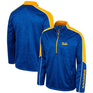 �R���V�A�� �����Y �A�E�^�[ �W���P�b�g�E�u���]�� Men's Colosseum Blue UCLA Bruins Marled Half-Zip Jacket Blue �u���[