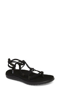 �e�o ���f�B�[�X �V���[�Y �T���_�� Teva Voya Infinity Sandal Black �u���b�N