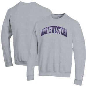�`�����s�I�� �����Y �A�E�^�[ �p�[�J�[�E�X�E�F�b�g �V���c �t���[�X Men's Champion Heather Gray Northwestern Wildcats Basic Arch Fleece Pullover Sweatshirt Heather Gray �O���[
