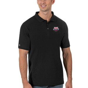 �A���e�B�O�A �����Y �g�b�v�X �V���c Men's Antigua Black USA Swimming Legacy Pique Polo Black �u���b�N