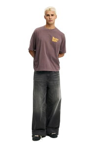 �R�b�g���I�� �����Y �g�b�v�X T�V���c �N���b�v�h Cotton Men's Cropped Fit Music T-Shirt Dark Oak Morgan Wallen -