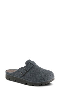 �t���N�T�X ���f�B�[�X �V���[�Y �q�[�� Flexus by Spring Step Clogger Mule Navy �l�C�r�[