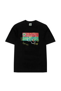 �N���X�J���[�Y �����Y �g�b�v�X T�V���c Cross Colours Dove T-Shirt Black �u���b�N