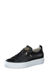 �|�[���E�O���[�� ���f�B�[�X �V���[�Y �X�j�[�J�[ Paul Green Faye Sneaker Black Gold Combo �u���b�N