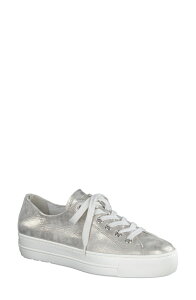 �|�[���E�O���[�� ���f�B�[�X �V���[�Y �X�j�[�J�[ �v���b�g�t�H�[�� Paul Green Bixby Platform Sneaker Mineral Metallic Antic ���^���b�N