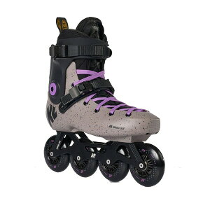 �P�[�c�[ ���f�B�[�X �V���[�Y �X�j�[�J�[ K2 Grid 90 Inline Skates for Men Women Adult, Unisex Street Fitness Roller Skate Blades Gray/Purple �O���[