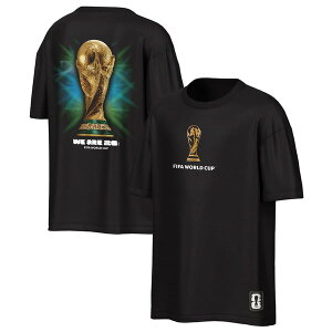 �A�E�^�[�X�^�b�t �����Y �g�b�v�X T�V���c Men's Outerstuff Black 2026 FIFA World Cup Trophy Oversized T-Shirt Black �u���b�N