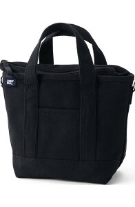 �����Y�G���h ���f�B�[�X �o�b�O Lands' End Zip Top Canvas Tote Bag Black �u���b�N