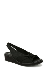 ���C�t�X�g���C�h ���f�B�[�X �V���[�Y �T���_�� LifeStride Bell Slingback Wedge Sandal Blacknit �u���b�N