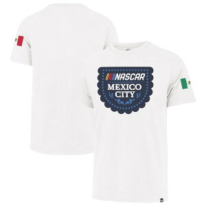 �t�H�[�e�B�[�Z�u�� �����Y �g�b�v�X T�V���c Men's '47 White NASCAR Mexico City Racevent Foundation T-Shirt White �z���C�g