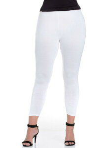 24 �Z�u���R���t�H�[�g ���f�B�[�X �{�g���X ���M���X �A���N�� 24seven Comfort Apparel Anklength Leggings White �z���C�g