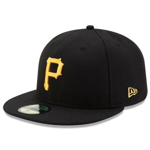 �j���[�G�� ���f�B�[�X �A�N�Z�T���[ �X�q Men's New Era Black Pittsburgh Pirates Game Authenticollection-Field 59FIFTY Fitted Hat Black �u���b�N