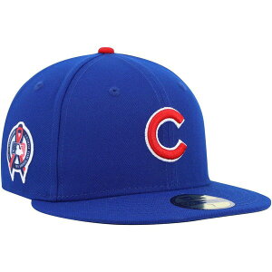 �j���[�G�� �����Y �A�N�Z�T���[ �X�q Men's New Era Royal Chicago Cubs 9/11 Memorial Side Patch 59FIFTY Fitted Hat Royal