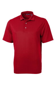 �J�b�^�[�A���h�o�b�N �����Y �g�b�v�X �|���V���c Cutter & Buck Virtue Piqu Recycled Blend Polo Cardinal Red ���b�h
