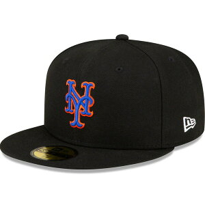 �j���[�G�� �����Y �A�N�Z�T���[ �X�q Men's New Era Black New York Mets Authenticollection Alternate On-Field 59FIFTY Fitted Hat Black �u���b�N