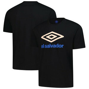 �A���u�� �����Y �g�b�v�X T�V���c �O���t�B�b�N Men'sUmbro Black El Salvador National Team Graphic T-Shirt Black �u���b�N