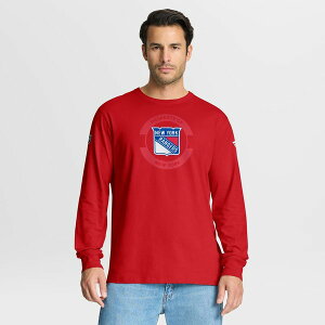 �t�@�i�e�B�N�X �����Y �g�b�v�X T�V���c Men's Fanatics Red New York Rangers Authentic Property Of Practice Long Sleeve T-Shirt Red ���b�h