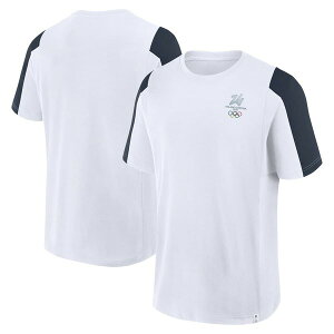 �t�@�i�e�B�N�X �����Y �g�b�v�X T�V���c Men's Fanatics White Milano Cortina 2026 Winter Olympics Classic Panel T-Shirt White �z���C�g
