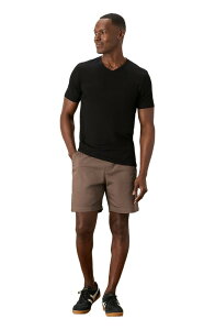 �p�N�g �����Y �g�b�v�X T�V���c V�l�b�N �W���[�W�[ Pact Luxe Stretch Jersey Slim V-Neck Tee Black �u���b�N