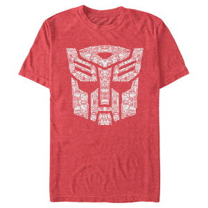 �g�����X�t�H�[�}�[�Y �����Y �g�b�v�X T�V���c ���S �O���t�B�b�N Men's Transformers Autobot Parts Logo Graphic T-Shirt Red Heather �w�U�[