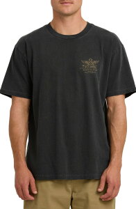 �r���{�� �����Y �g�b�v�X T�V���c �O���t�B�b�N Billabong Wingspan Garage Short Sleeve Graphic T-Shirt Washed Black �u���b�N