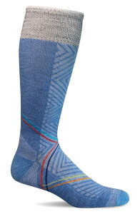 �\�b�N�E�F�� ���f�B�[�X �A���_�[�E�F�A �C�� SOCKWELL Pulse Compression Knee Socks Cornflower