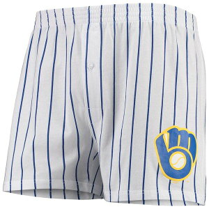 �R���Z�v�c �X�|�[�c �����Y �A���_�[�E�F�A �{�N�T�[�p���c �V���[�g�p���c Men's Conceptsport White Milwaukee Brewers Vigor Boxer Shorts White �z���C�g