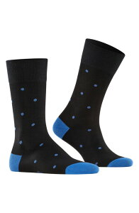 �t�@���P �����Y �A���_�[�E�F�A �C�� �h�b�g�� �h�b�g Falke Polka Dot Crew Socks Black Mix �u���b�N
