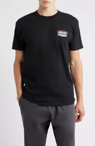 �u���N�X�g�� �����Y �g�b�v�X T�V���c �O���t�B�b�N Brixton Regal Graphic T-Shirt Black/ White �z���C�g