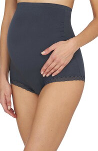�i�g�� ���f�B�[�X �A���_�[�E�F�A �p���c �R�b�g�� �}�^�j�e�B Natori Bliss Cotton Full Panel Maternity Boyshort Ash Navy �A�b�V��