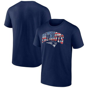 �t�@�i�e�B�N�X �����Y �g�b�v�X T�V���c ���S Men's Fanatics Branded Navy New England Patriots Banner Wave Logo T-Shirt Navy �l�C�r�[
