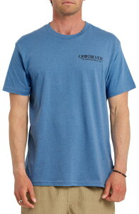 �N�C�b�N�V���o�[ �����Y �g�b�v�X T�V���c �R�b�g�� �O���t�B�b�N Quiksilver Free Flow Cotton Graphic T-Shirt Riviera Heather �w�U�[