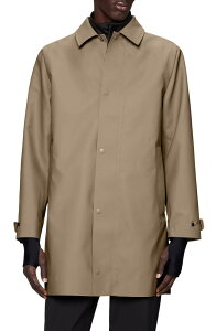 ���C���Y �����Y �A�E�^�[ �W���P�b�g�E�u���]�� Rains Nara Waterproof Longline Rain Jacket with Removable Hood Beige �x�[�W��