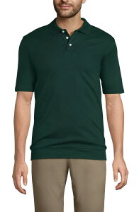 �����Y�G���h �����Y �g�b�v�X �|���V���c Lands' End School Uniform Short Sleeve Banded Bottom Polo Shirt Evergreen