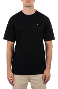 �n�[���[ �����Y �g�b�v�X T�V���c ���S Hurley Icon Logo T-Shirt Black �u���b�N