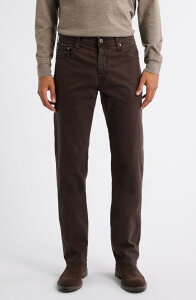 �G�[�W�[ �����Y �{�g���X �J�W���A���p���c �X�g���[�g AG Protg Italian Light Bedford Straight Leg Pantsulfur Bitter Chocolate �`���R���[�g
