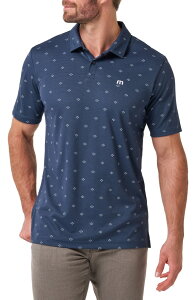 �g���r�X�}�q���[ �����Y �g�b�v�X �|���V���c TravisMathew Final State Geo Pattern Polo Total Eclipse