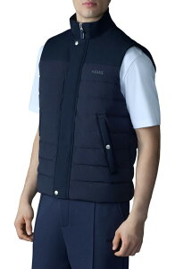 �}�b�J�[�W�� �����Y �A�E�^�[ �W���P�b�g�E�u���]�� �L���e�B���O �x�X�g Mackage Brody Quilted Vest Navy �l�C�r�[