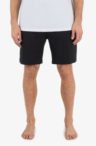 �n�[���[ �����Y �{�g���X �n�[�t�p���c�E�V���[�c �V���[�g�p���c Hurley Phantom Heather Walk Shorts Black �u���b�N