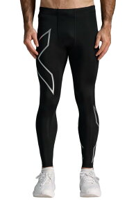 2XU �����Y �{�g���X �J�W���A���p���c 2XU Core Compression Tights Black/Silver �u���b�N
