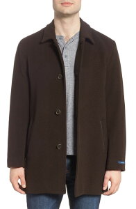 �R�[���n�[�� �����Y �A�E�^�[ �W���P�b�g�E�u���]�� �E�[�� �R�[�g Cole Haan Wool Blend Overcoat Espresso