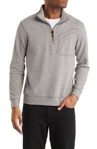 �r���[���C�h �����Y �A�E�^�[ �p�[�J�[�E�X�E�F�b�g �n�[�t�W�b�v �L���e�B���O Billy Reid Quilted Half Zipullover Medium Grey �O���[
