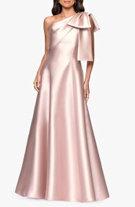 �x�b�c�B�A���h�A�_�� ���f�B�[�X �g�b�v�X �����s�[�X �����V�����_�[ Betsy & Adam Bow Detail One-Shoulder Mikado Fit & Flare Gown Blush �u���b�V��