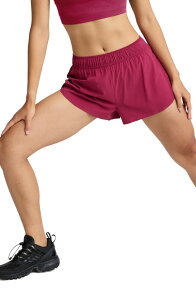 �r�����h���K ���f�B�[�X �{�g���X �n�[�t�p���c�E�V���[�c �V���[�g�p���c Beyond Yoga Solemate Run Shortsangria