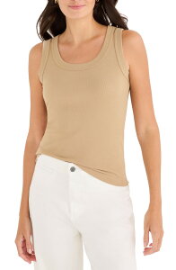 �j�b�N�v���X�]�[�C ���f�B�[�X �g�b�v�X �V���c �j�b�g NIC+ZOE Perfect Knit Rib Scoop Neck Tank Jute