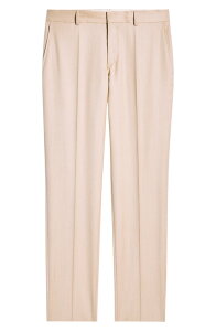 �{�X �����Y �{�g���X �J�W���A���p���c �X�����t�B�b�g �E�[�� BOSS Geniuslim Fit Virgin Wool Suit Pants Light Beige �x�[�W��