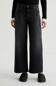 �G�[�W�[ ���f�B�[�X �{�g���X �f�j���p���c ���C�h���b�O �A���N�� �W�[���Y AG Saige Mid Rise Ankle Wide Leg Jeans Nebula